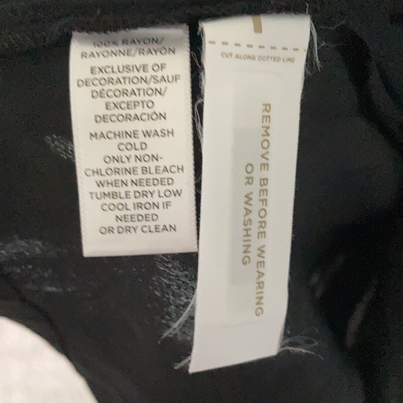 LOFT Black embroidered dress - Picture 10 of 10